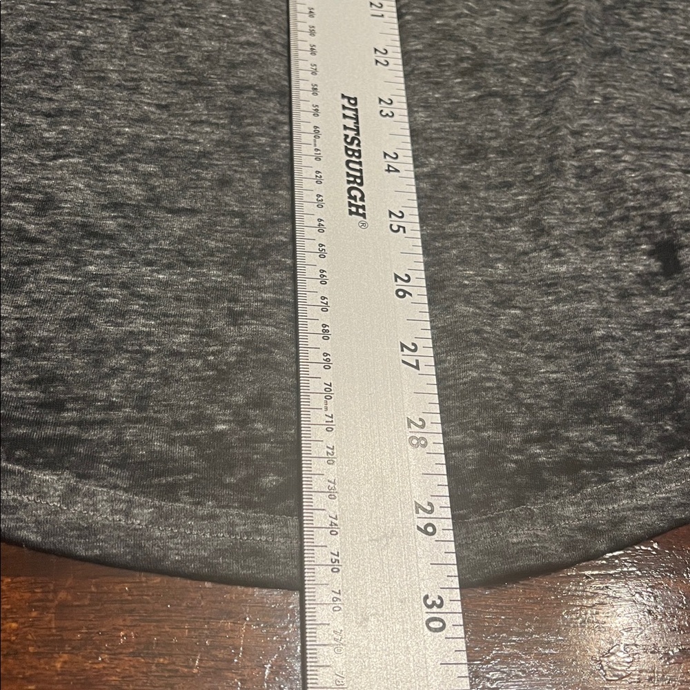 Free People Black and Gray Graphic Long Sleeve Shirt - Picture 7 of 8